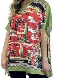 Western Flair oversized Top